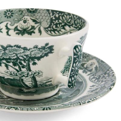 ☆グリーンイタリアン ティーカップ＆ソーサー | Spode/スポード