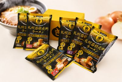 PPP 四枚セット　おまけあり ☆【産直】札幌苗穂元町ラーメン たっぷりセット（6種類の味12食