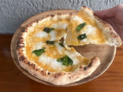 ■極美品 Rota 48 イタリア製 定価¥80,000程 上質生地 ☆【小麦生地】水牛モッツァレラチーズの黄金マルゲリータ3枚セット