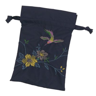 ★【産直】花鳥刺繍晴雨兼用ミニ折りたたみ日傘