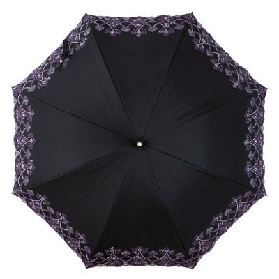 ★【産直】マーブル刺繍かわず張り長日傘