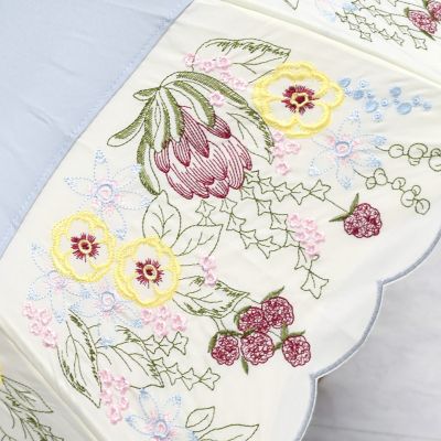 ☆【産直】花束みたいな刺繍かわず張り晴雨兼用長日傘 | 京都
