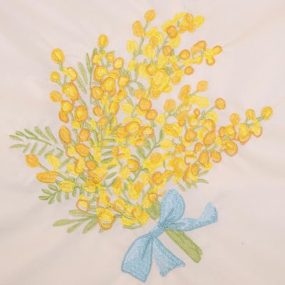 ☆【産直】ミモザ刺繍 防水・撥水トートバッグ | 京都/シノワズリー
