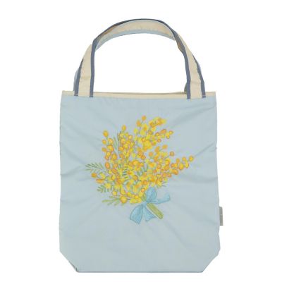 ☆【産直】ミモザ刺繍 防水・撥水トートバッグ | 京都/シノワズリー