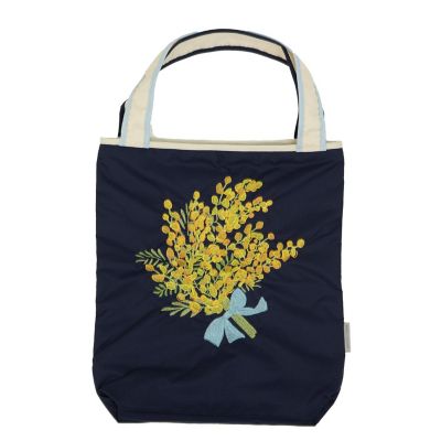 ☆【産直】ミモザ刺繍 防水・撥水トートバッグ | 京都/シノワズリー