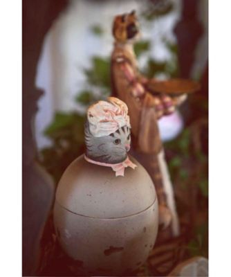 Blanc MariClo&rsquo;/ブランマリクロ ★リボン猫・蓋つき小物入れ