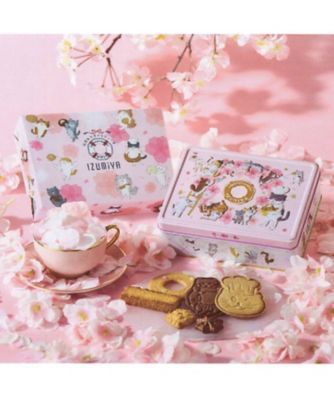 ＜泉屋東京店＞【２３おまとめ】ねこ缶【クッキーがつなぐ輪】　【２月届】