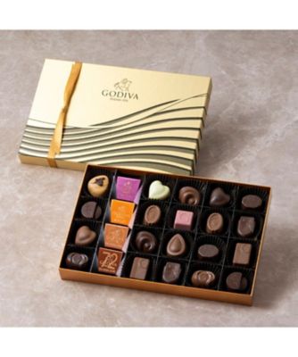 ＜GODIVA＞【夏季配送】ハート　オブ　ゴールド　コレクション　２４粒入