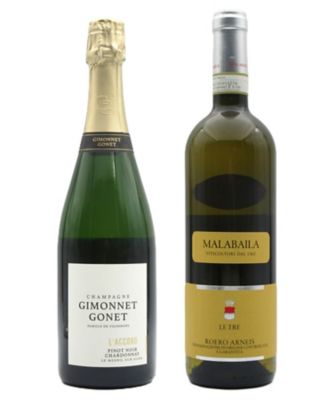 シャンパーニュ＆イタリア白ワイン2本セット | 銀座三越