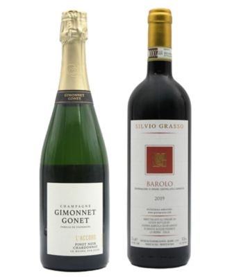 シャンパーニュ＆イタリア赤ワイン2本セット | 銀座三越