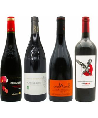 ＜銀座三越テイスティングカウンター＞フランス赤ワイン４本セット