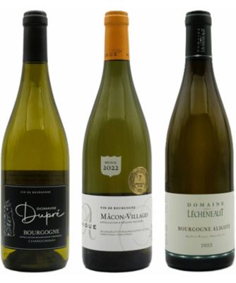 ＜銀座三越テイスティングカウンター＞ブルゴーニュ白ワイン３本セット