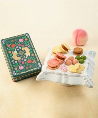 07】KURAKICHIあきたフルーツクッキー缶（北限の桃アソート