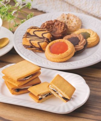 ８０２３２【母の日】懐かしの味ロシアケーキ＆ラムレーズンサンド３６個（ロシアケーキ６種各５個、レーズンサンド６個）