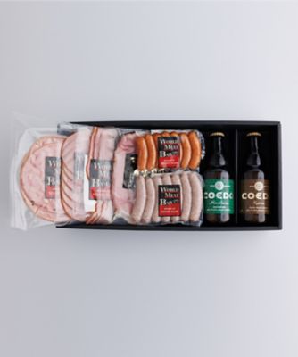 ＜ワールドミートバル　ニッシン＞【父の日】０１２．父の日限定　麻布老舗工房ハム・ビールセット