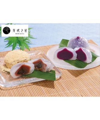 ２０３８９　芽吹き屋　水まんじゅう・わらび餅セット　計６袋