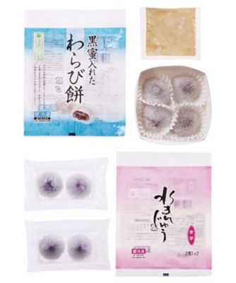 芽吹様おまとめ専用品 20389 芽吹き屋 水まんじゅう・わらび餅セット 計6袋 | 三越