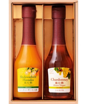 ＜エキスプレ・ス・東京 お酢屋銀座 本店＞【母の日】母の日おすすめ飲む酢デザートビネガーセット（造花付き）２５０ｍｌ　２本