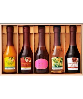 ＜エキスプレ・ス・東京 お酢屋銀座 本店＞【母の日】母の日おすすめ飲む酢デザートビネガーセット（造花付き）２５０ｍｌ　５本