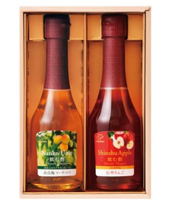 父の日】飲む酢デザートビネガー詰合せ 南高梅オンザロック・信州