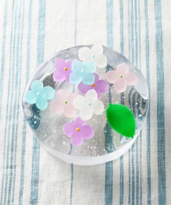 ＜越乃雪本舗　大和屋＞【菓遊庵おまとめ】新潟／琥珀糖　紫陽花