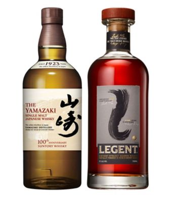サントリー〉山崎 100周年記念ラベル＆リージェント2本セット