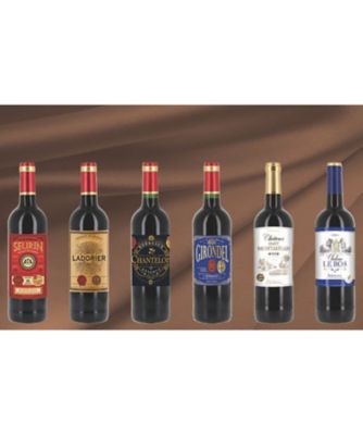 24082 ボルドー金賞受賞 フルボディ赤ワイン飲み比べ6本セット