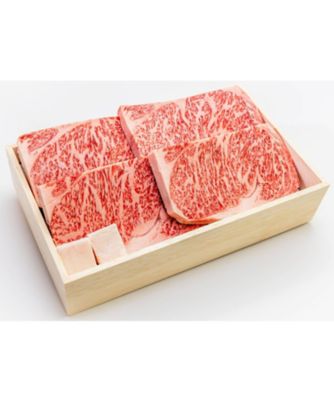 ＜浅草今半（牛肉）＞国産黒毛和牛ロースステーキ用（４枚入）