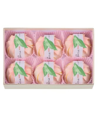 宗家 源 吉兆庵 季節限定 桃泉果 6個入 桃泉果 6個入 | 宗家 源吉兆庵/ソウケミナモトキッチョウアン | 三越