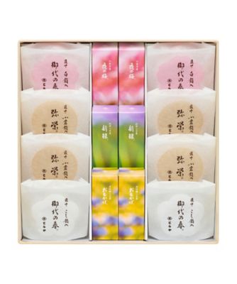 ＜とらや＞羊羹・最中詰合せ３号（春パッケージ小形羊羹）