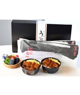 敬老】豊前小倉流詰合せセット（蒲焼2尾、ひつまぶし2個） | 魚勢