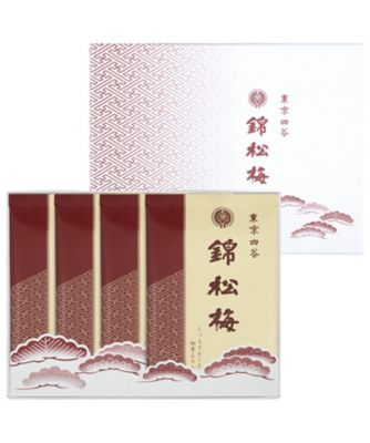 ＜錦松梅＞錦松梅　袋入（１３０ｇ×４袋・ギフト箱）