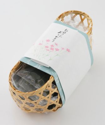 ＜紫野和久傳＞【母の日】０５０．西湖・希水　８本竹籠入り