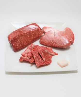 ＜片葉三＞【父の日】雪降り和牛尾花沢　ステーキ・焼肉セット