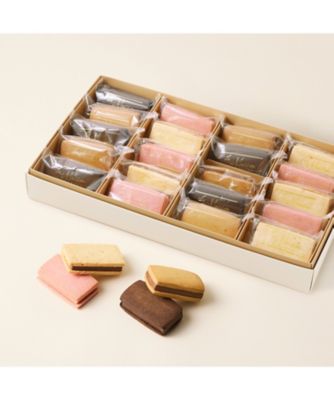 ＜ラ・メゾン白金グラン＞【夏季配送】ショコラサンドアソート２０個