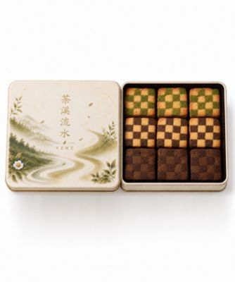 夏季配送】VERT 茶湊流水クッキー缶 | STAR SELECTION/スター