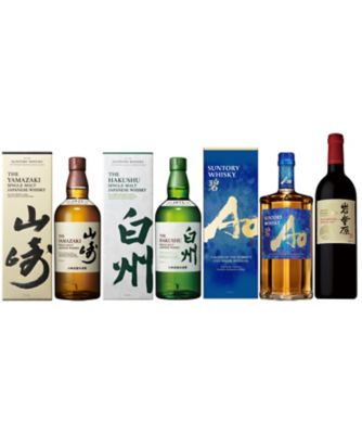 山崎・白州・碧・岩垂原メルロ2020 計4本セット | 三越伊勢丹