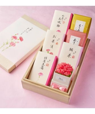 赤坂松葉屋/アカサカマツバヤ 【母の日】カーネーションプリザーブドフラワー　赤坂料亭ごのみ詰合せ