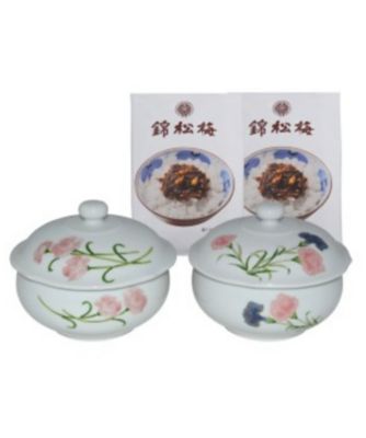 ＜錦松梅＞【母の日】錦松梅　有田焼容器入　カーネーション