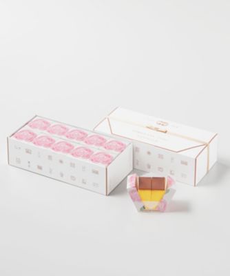 ＜福砂屋＞【母の日】フクサヤキューブギフトセット１０個入（ローズパッケージ）