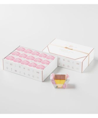＜福砂屋＞【母の日】フクサヤキューブギフトセット１５個入（ローズパッケージ）