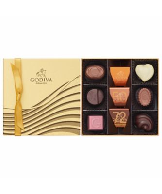 夏季配送】ハート オブ ゴールド コレクション 9粒入 | GODIVA