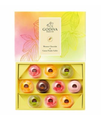 ＜GODIVA＞ムースショコラ　エ　カカオフルーツジュレ　１０個入