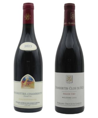 ８．【ＷＥＢ限定】＜ジョルジュ　ミュニュレ　ジブール＞＜ドルーアン　ラローズ＞グラン　クリュ　赤ワイン２本セット