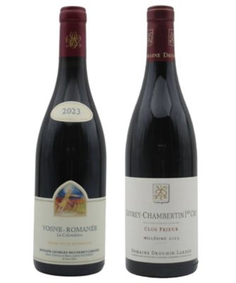 ２３．【ＷＥＢ限定】＜ジョルジュ　ミュニュレ　ジブール＞＜ドルーアン　ラローズ＞ヴォーヌ　ロマネ　ラ　コロンビエール含む赤ワイン２本セット