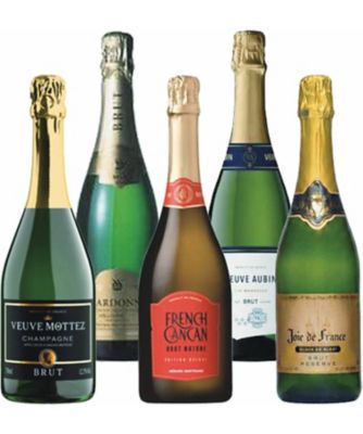 39．シャンパーニュ入り本格派スパークリングワイン5本セット