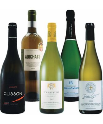 ６１．フランス４大銘醸生産地白ワイン５本セット
