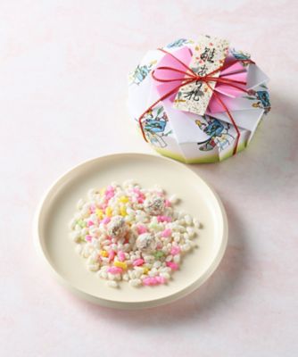 ＜落雁　諸江屋＞【菓遊庵おまとめ】石川／ひなあられ　巾着