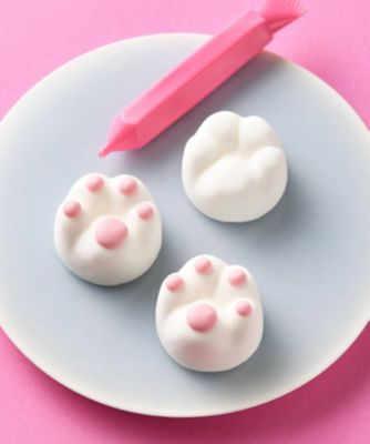 ＜石村萬盛堂＞【菓遊庵おまとめ】福岡／肉球マシュマロ