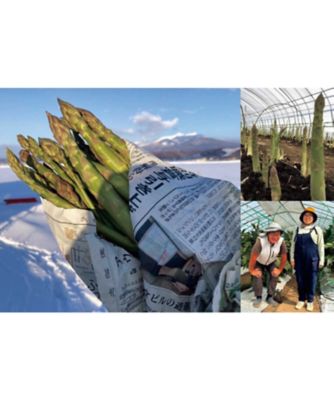 【美味探訪】１０〈室町万弥〉かとう農園　春一番アスパラ